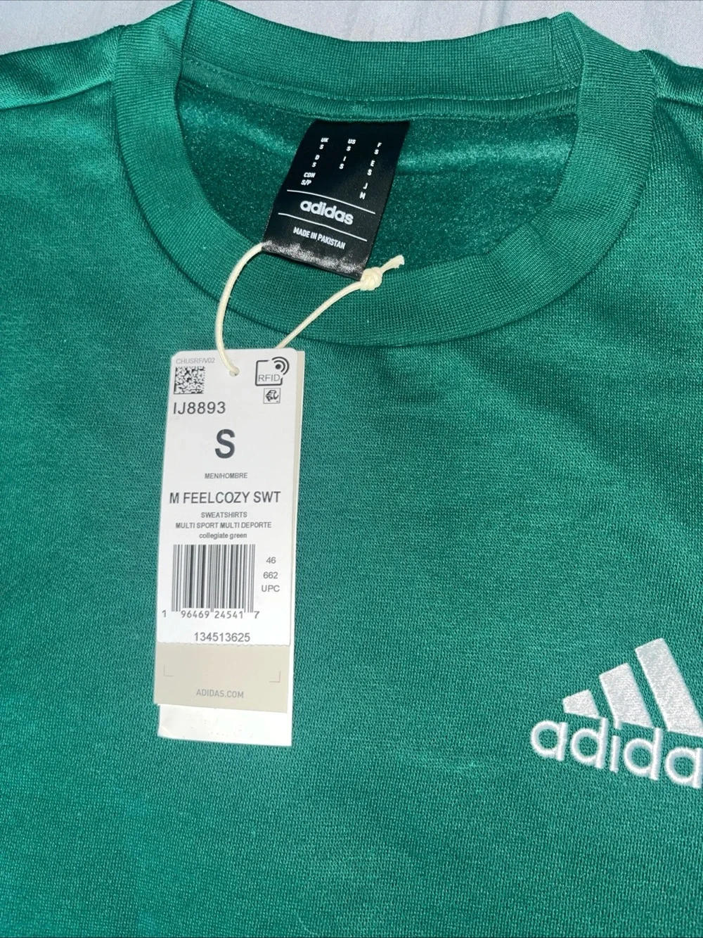NWT Adidas Men’s Crewneck Sweatshirt in Green